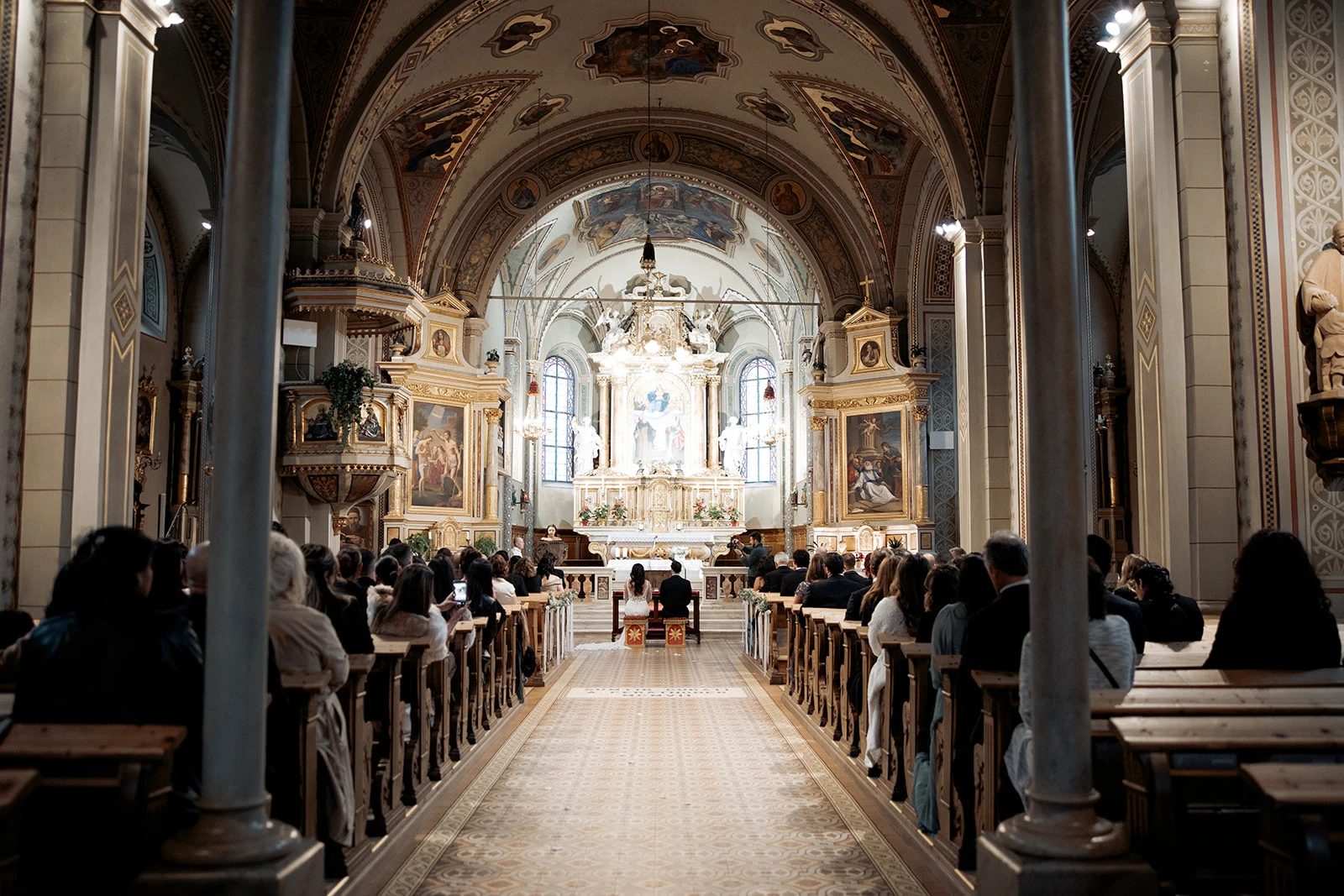 Catholic wedding of an american couple