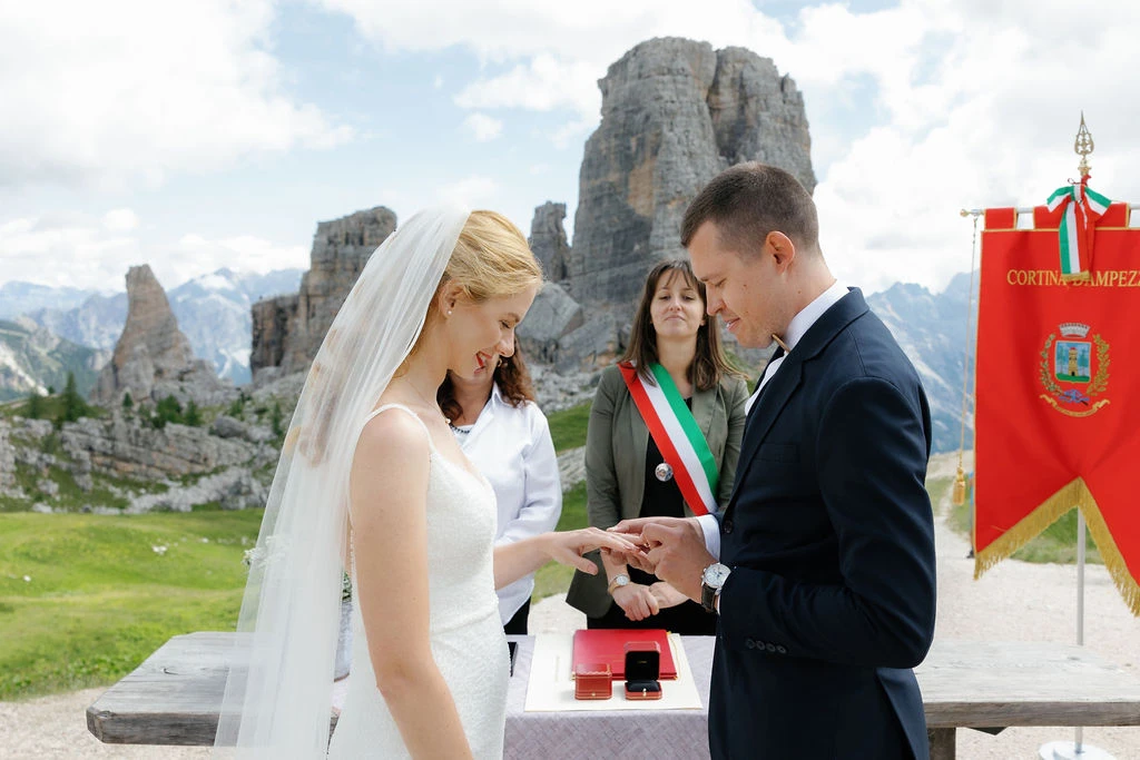 Civil Wedding in Cortina
